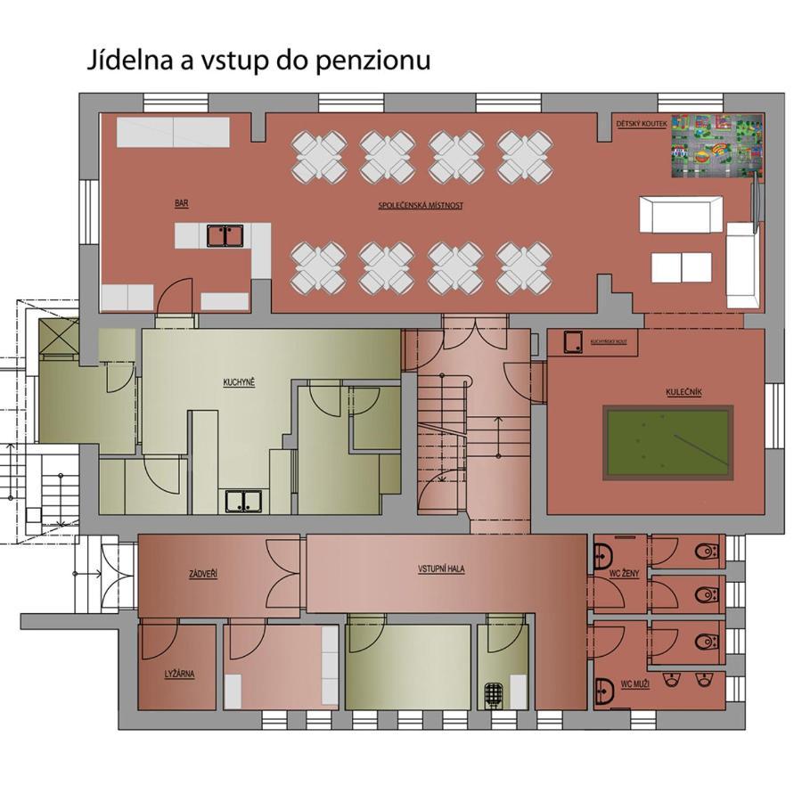 Chalupa Chiranka Lipova Lazne Exterior photo